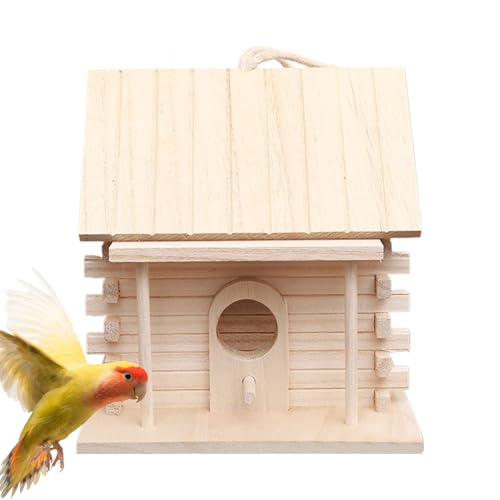 Huayeex Vogelhaus | Hängbares Vogelnest - Gartendeko Vogelhaus, Sittich Brutkasten für Innenhof Park von Huayeex