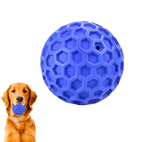 Hudhowks Kicherball Interaktiver Hundespielzeugball,Reißfester, wackelnder, kichernder Hundespielzeugball quietschender Hundespielzeugball, Kauball für das Training, Hütebälle für drinnen und draußen von Hudhowks