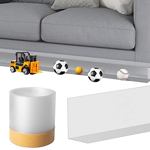 Unter Couchblocker Spielzeugblocker für Möbel Gap Bumper für unter Möbeln Stoppt Dinge, die unter Sofa Couch oder Bett gehen, Harte Böden von Hudhowks