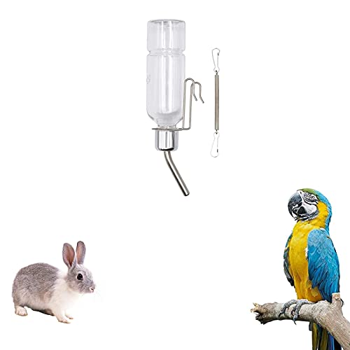 1 Stück Hängende Haustiere Wasserflaschen, Wasserflaschen für Kleintiere, Flasche Hängend Trinkbrunnen, Kaninchen Wasser Flaschen, Kaninchen-Wasserflaschen mit Drahthalter für Guinea Schweine 180 ml 1 Stück Hängende Haustiere Wasserflaschen, Wasserflaschen für Kleintiere, Flasche Hängend Trinkbrunnen, Kaninchen Wasser Flaschen, Kaninchen-Wasserflaschen mit Drahthalter für Guinea Schweine 180 ml von Hudiepan