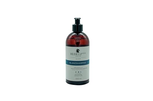 HUEBELI STUD Glanzshampoo, Mildes Shampoo, mit natürl. Seidenproteinen, fellschonend, pH-neutral, ohne Mikroplastik, ultrasanft, Pferdepflege, bei sensiblen Pferden HUEBELI STUD Glanzshampoo, Mildes Shampoo, mit natürl. Seidenproteinen, fellschonend, pH-neutral, ohne Mikroplastik, ultrasanft, Pferdepflege, bei sensiblen Pferden von Huebeli Stud