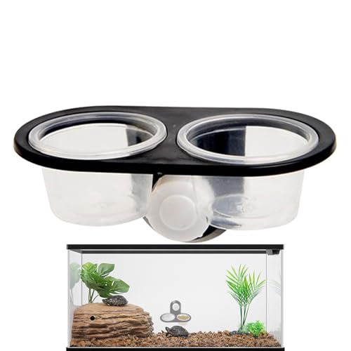 Huehkir Futternapf Für Kronengeckos - Gecko Futter- Und Wassernäpfe | Futterautomat Mit Ablage Und 4 Bechern Für Echsen Chamäleons Schildkröten Einsiedlerkrebse Schlangen Terrarien Huehkir Futternapf Für Kronengeckos - Gecko Futter- Und Wassernäpfe | Futterautomat Mit Ablage Und 4 Bechern Für Echsen Chamäleons Schildkröten Einsiedlerkrebse Schlangen Terrarien von Huehkir