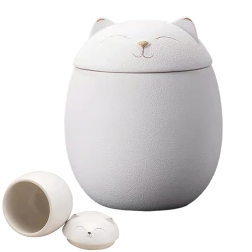 Huehkir Haustier Urne | Niedliche Tieraschen Urnen Für Hunde - Feuchtigkeitsbeständiges Haustier-Andenken Zur Aufbewahrung Auf Regalen, Tischen Und Kaminen von Huehkir