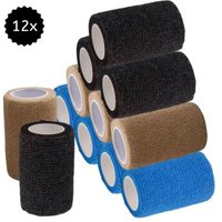 Hufeisenliebe PetPerfekt Bandagen 7,5cm x 4,5m 12 schwarz/ beige/ rot Hufeisenliebe PetPerfekt Bandagen 7,5cm x 4,5m 12 schwarz/ beige/ rot von Hufeisenliebe
