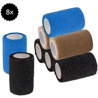 Hufeisenliebe PetPerfekt Bandagen 7,5cm x 4,5m 8 schwarz/ beige/ rot Hufeisenliebe PetPerfekt Bandagen 7,5cm x 4,5m 8 schwarz/ beige/ rot von Hufeisenliebe