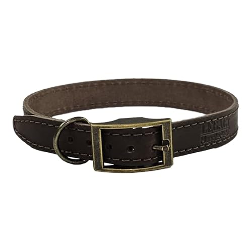 HugglePets Legacy Hundehalsband, aus britischem Leder, handgefertigt, Schokoladenbraun, Größe XL 45–50 cm HugglePets Legacy Hundehalsband, aus britischem Leder, handgefertigt, Schokoladenbraun, Größe XL 45–50 cm von HugglePets