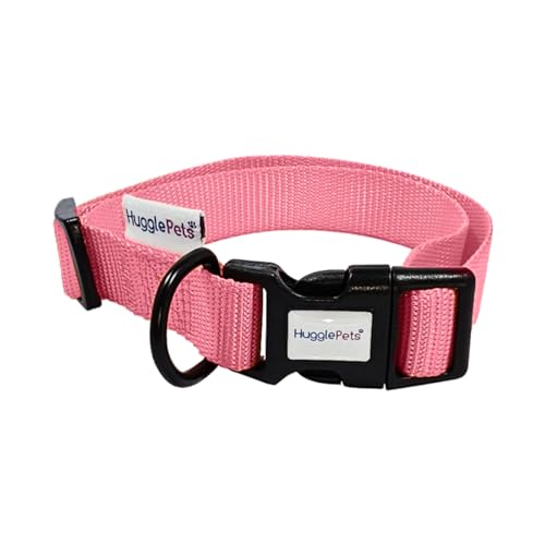 HugglePets Snappy Hundehalsband, Größe S, 20–30 cm, verstellbar, wetterfest, mit Zubehörring, gewebtes Stoffhalsband, für kleine, mittelgroße und große Hunde HugglePets Snappy Hundehalsband, Größe S, 20–30 cm, verstellbar, wetterfest, mit Zubehörring, gewebtes Stoffhalsband, für kleine, mittelgroße und große Hunde von HugglePets