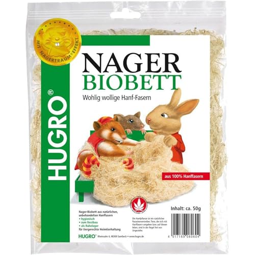 HUGRO Nager BioBett (Hanf-Fasern) 50g von Hugro