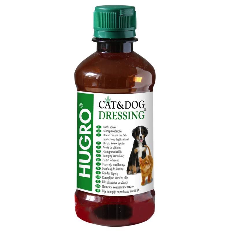 Hugro Hanf-Futteröl - Sparpaket: 3 x 250 ml von Hugro