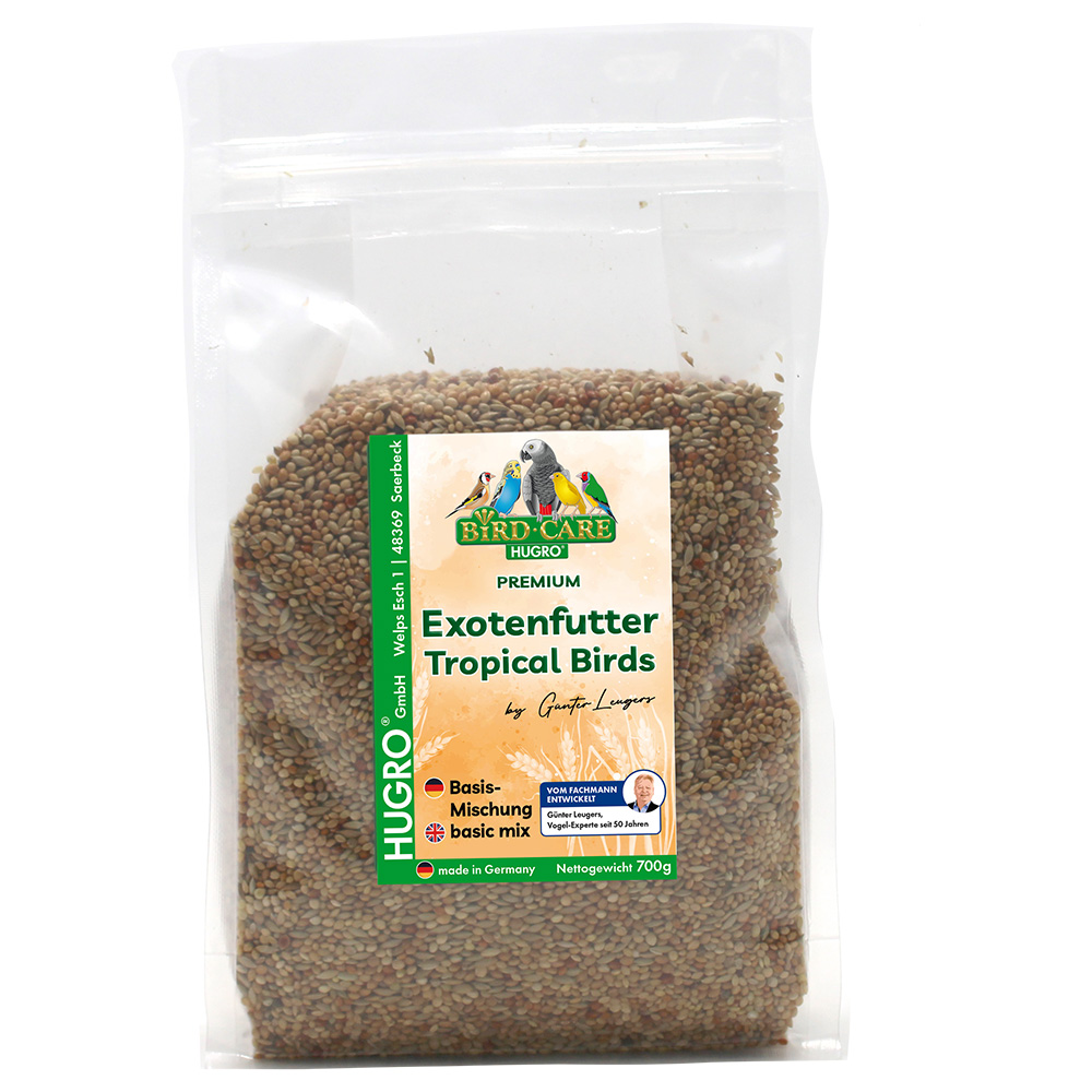 Hugro Exotenfutter Basismischung - 700 g Hugro Exotenfutter Basismischung - 700 g von Hugro