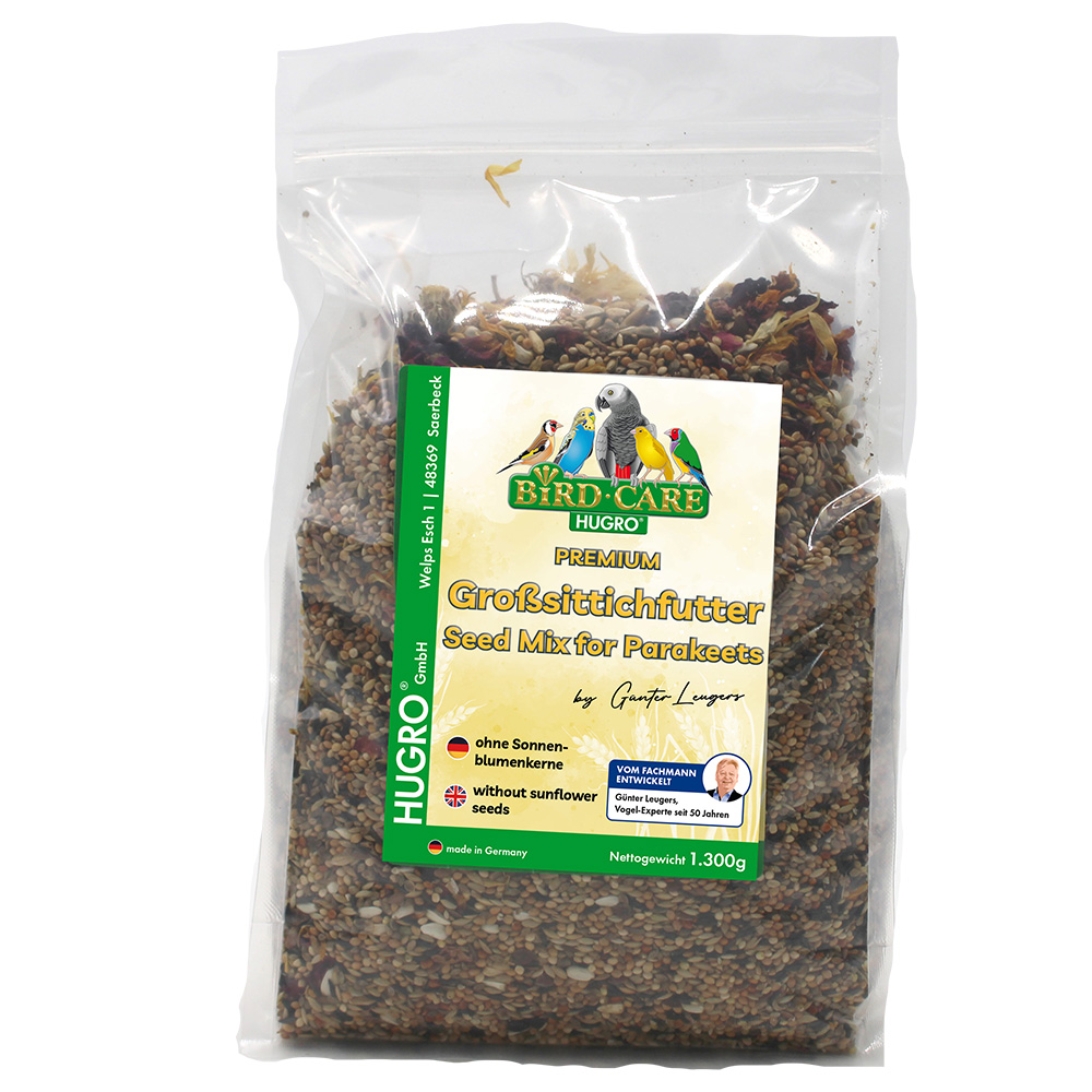 Hugro Großsittichfutter - Sparpaket: 2 x 1,3 kg Hugro Großsittichfutter - Sparpaket: 2 x 1,3 kg von Hugro
