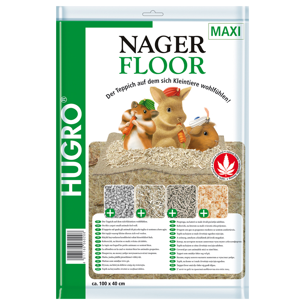 Hugro Hanf-Nagerfloor - 40 x 100 cm von Hugro