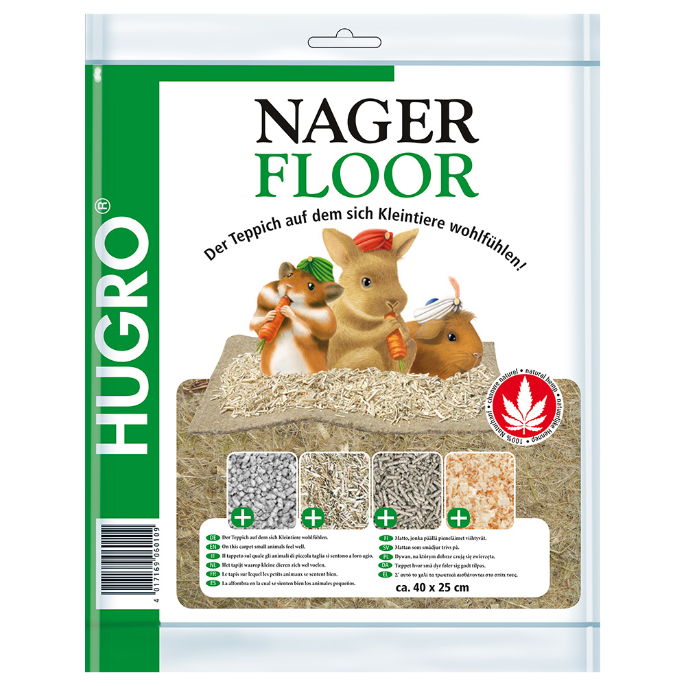 Hugro Hanf-Nagerfloor - 40 x 25 cm von Hugro