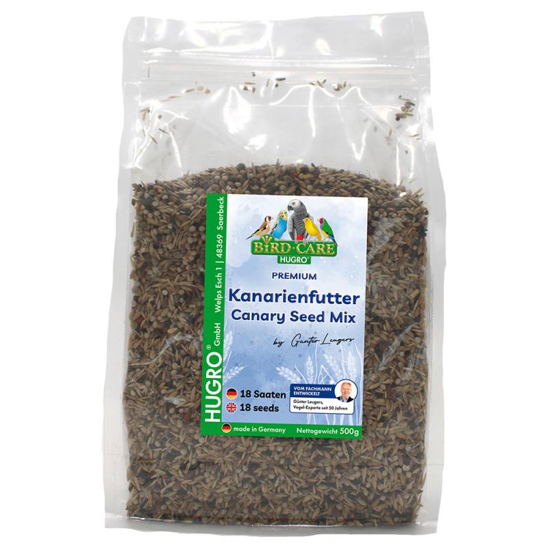 Hugro Kanarienfutter 18 Saaten - Sparpaket: 2 x 500 g Hugro Kanarienfutter 18 Saaten - Sparpaket: 2 x 500 g von Hugro