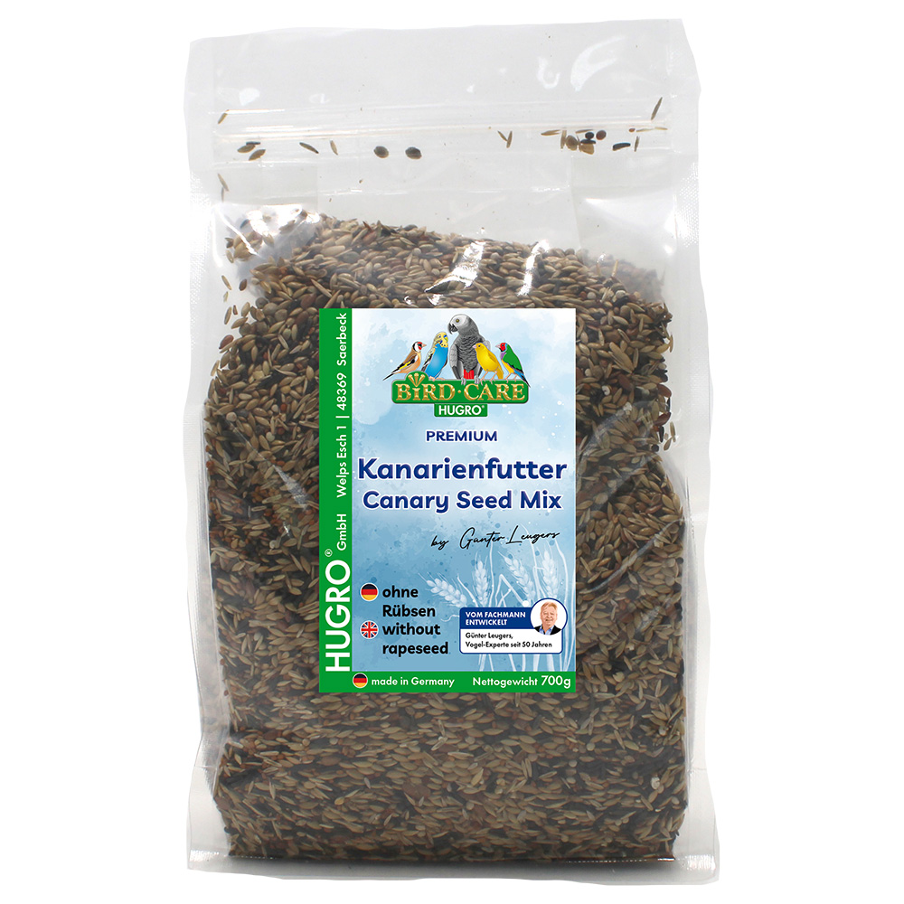 Hugro Kanarienfutter ohne Rübsen - 700 g Hugro Kanarienfutter ohne Rübsen - 700 g von Hugro