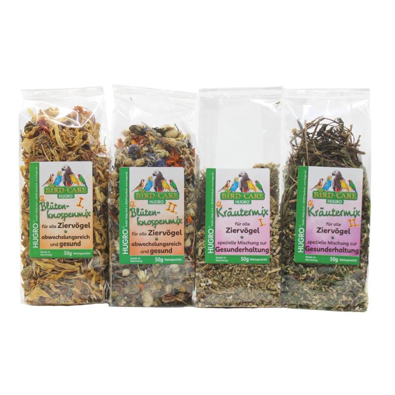 Hugro Kräuter und Blütenmix Set - 4 x 50 g Hugro Kräuter und Blütenmix Set - 4 x 50 g von Hugro