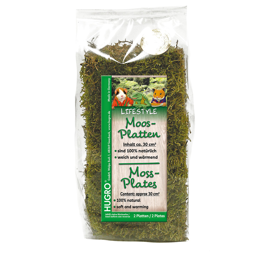 Hugro Moosplatten - ca. 30 cm, 2 Platten von Hugro