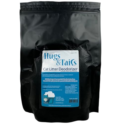 Katzenstreu-Deodorierer, Haustiersichere Katzentoilette, Geruchsbeseitiger und Haushaltshilfe für Katzen, Kätzchen und kleine Haustiere, natürlich, ungiftig, geruchloser Lufterfrischer, 0,5 kg Katzenstreu-Deodorierer, Haustiersichere Katzentoilette, Geruchsbeseitiger und Haushaltshilfe für Katzen, Kätzchen und kleine Haustiere, natürlich, ungiftig, geruchloser Lufterfrischer, 0,5 kg von HugsandTails