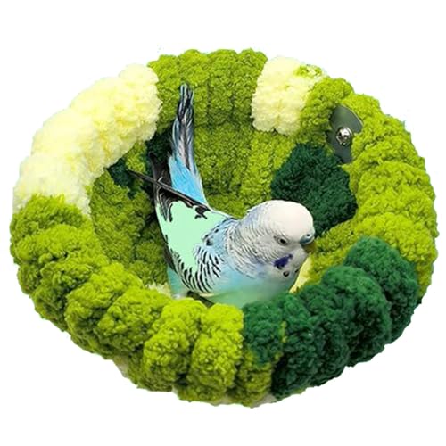 Hugsweet Vogelhaus für Käfig, Plüsch, zum Aufhängen, Vogelbett, Winterschlafbett, Nymphensittichbett, Vogelkäfig-Zubehör Hugsweet Vogelhaus für Käfig, Plüsch, zum Aufhängen, Vogelbett, Winterschlafbett, Nymphensittichbett, Vogelkäfig-Zubehör von Hugsweet