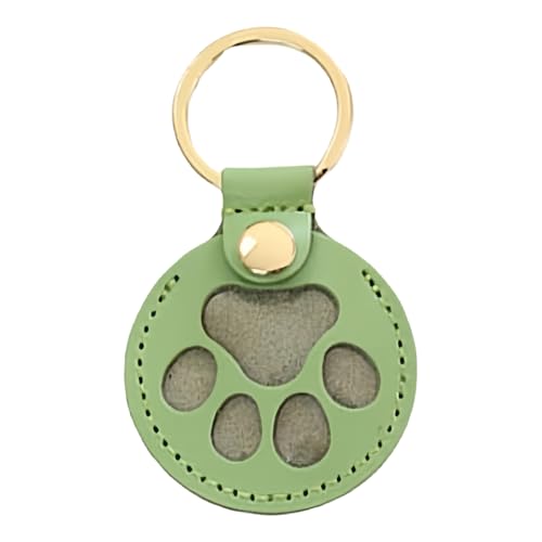 Hundefell Speicher Schlüsselbund - Süße Runde Lederkatze Katze K-eychain Haustierhaar -K-eepa Keepsake Keyring, Tragbare Gedenkkollektion Anhänger, Pet Memorial Presents for Bagtasche Paw Charm Key Hundefell Speicher Schlüsselbund - Süße Runde Lederkatze Katze K-eychain Haustierhaar -K-eepa Keepsake Keyring, Tragbare Gedenkkollektion Anhänger, Pet Memorial Presents for Bagtasche Paw Charm Key von Hugsweet