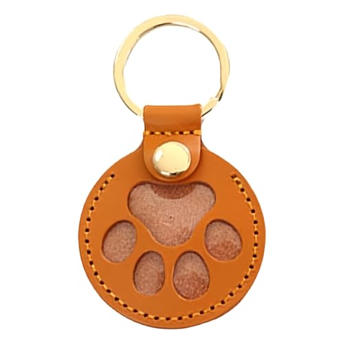 Hundefell Speicher Schlüsselbund - Süße Runde Lederkatze Katze K-eychain Haustierhaar -K-eepa Keepsake Keyring, Tragbare Gedenkkollektion Anhänger, Pet Memorial Presents for Bagtasche Paw Charm Key Hundefell Speicher Schlüsselbund - Süße Runde Lederkatze Katze K-eychain Haustierhaar -K-eepa Keepsake Keyring, Tragbare Gedenkkollektion Anhänger, Pet Memorial Presents for Bagtasche Paw Charm Key von Hugsweet