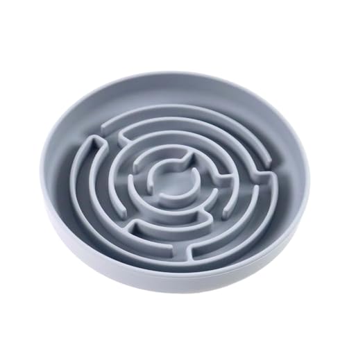 Hundenapf Mit Slow Feeder – Silikon-Napf Mit Saugnapf, Anti-Schlupf- Und Erstickungsschutz, Auslaufsicherer Futternapf Für Katzen Und Welpen, Neues Labyrinth-Design von Hugsweet