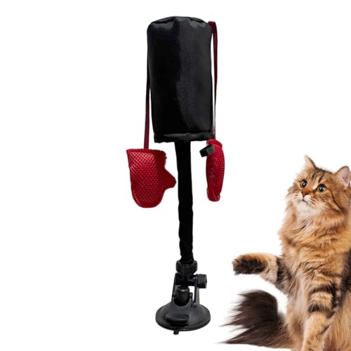 Katze Panzerbeutel S-pielzeug - Interaktiver Kätzchenspielzeug Sandsack, Punch -Bag -S-pielzeug Mit Handschuhen, Katzenboxsbeutel Mit Vakuumsaugbecher, Kreativen Stochbeutel Kätzchen Box Spielzeugs Katze Panzerbeutel S-pielzeug - Interaktiver Kätzchenspielzeug Sandsack, Punch -Bag -S-pielzeug Mit Handschuhen, Katzenboxsbeutel Mit Vakuumsaugbecher, Kreativen Stochbeutel Kätzchen Box Spielzeugs von Hugsweet