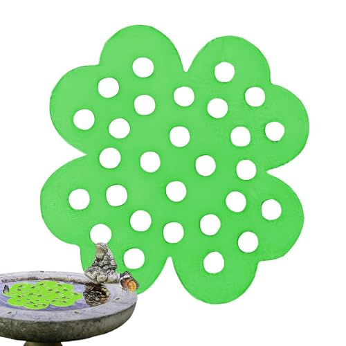 Schwimmende Bienen-Insel-Bewässerungsstation für Bienenbecher für Gartenbienen in Sektenbewässerung und Schmetterlings-Wasserstationen für Outdoor-Gartendekoration, durstige Bestäuber von Hugsweet