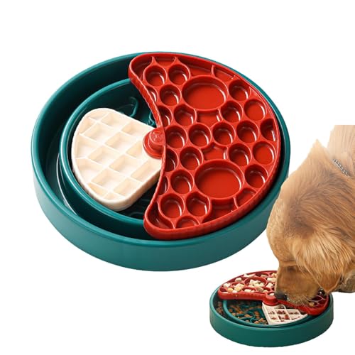 Verlangsamter Fressnapf Für Hunde,Futterlabyrinth Interaktives Hundespielzeug - Interaktiver Dreh Napf Für Sicher Gesunde Ernährung Stressabbau Haustier Welpe Verlangsamter Fressnapf Für Hunde,Futterlabyrinth Interaktives Hundespielzeug - Interaktiver Dreh Napf Für Sicher Gesunde Ernährung Stressabbau Haustier Welpe von Hugsweet