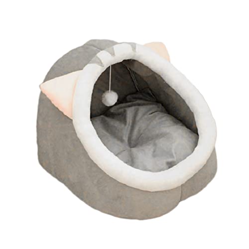 Huhebne Bett Warm Haustier Korb Kissen Zelt Kleine Hund Tasche für waschbare Betten (L) von Huhebne