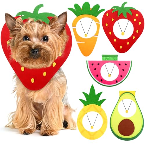 Huhumy Niedliches Katzenkostüm, verstellbare Haustier-Kopfbedeckung, Fruchtform, Kopfbedeckung, Kostüme mit elastischer Kordel, Haustiermützen für Party, Geschenk, Kleidung, Zubehör, Kopfbedeckung von Huhumy