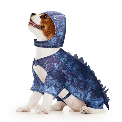 Huhumy Stegosaurus Hundekostüm, Dinosaurier-Hundekostüm, Halloween-Dino-Haustierkleidung für Haustier, Katze, Halloween, Party, Cosplay, Events, Foto-Requisiten, Größe M Huhumy Stegosaurus Hundekostüm, Dinosaurier-Hundekostüm, Halloween-Dino-Haustierkleidung für Haustier, Katze, Halloween, Party, Cosplay, Events, Foto-Requisiten, Größe M von Huhumy