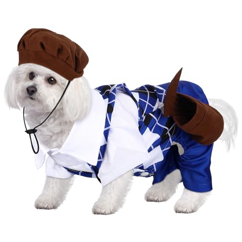 Hunde-Golf-Kostüm mit Golftasche und Schlägern, lustiges Haustierkostüm, Hund, Cosplay, Halloween, Urlaub, Haustier-Partyzubehör für kleine, mittelgroße und große Hunde (Halsumfang: 22,9–30,5 cm Hunde-Golf-Kostüm mit Golftasche und Schlägern, lustiges Haustierkostüm, Hund, Cosplay, Halloween, Urlaub, Haustier-Partyzubehör für kleine, mittelgroße und große Hunde (Halsumfang: 22,9–30,5 cm von Huhumy