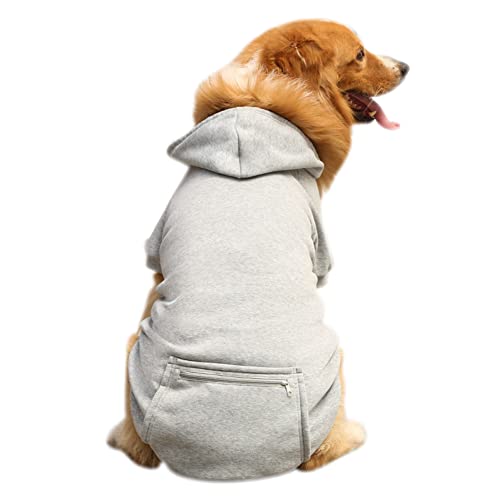 Huicai Hund Kapuzenpullover Sweatshirts Winter Mantel Warm Hund Pullover Haustier Kleidung Für Klein Mittel Groß Hunde von Huicai