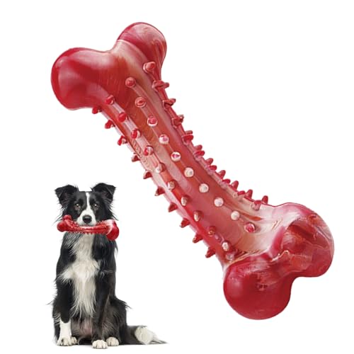 Hundespielzeug Unzerstörbar, Natürliches Gummi Kauspielzeug Hund Unzerstörbar, Robustes Hundespielzeug Unkaputtbar, Hunde Kauspielzeug für Mittleren Große Hunde von Huifengjie
