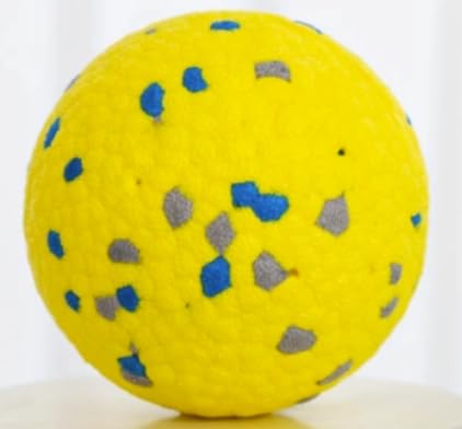 Huimpet Hundebälle – E-TPU Tennisball Spielzeug Hundespielzeug für aggressive Kauer, Wasserspielzeug Apportierball für kleine/mittelgroße/große Hunde (Gelb) von Huimpet