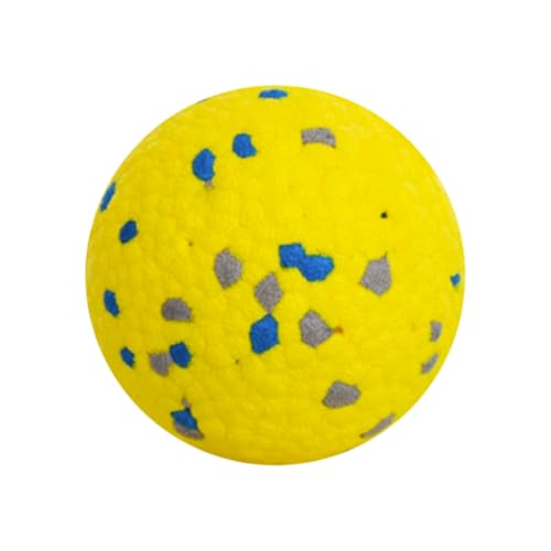 Huimpet Hundebälle – E-TPU Tennisballspielzeug, Hundespielzeug für aggressive Kauer, Wasserspielzeug, Apportierball für große, mittelgroße und kleine Hunde und Welpen (Gelb) von Huimpet
