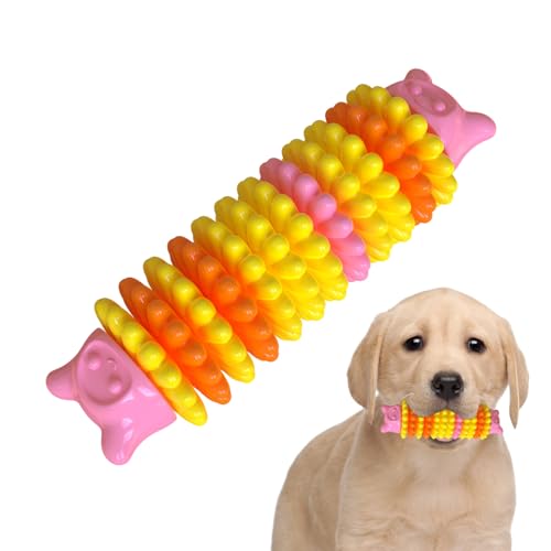 Hujinkan Aggressives Kauspielzeug für Hunde, Kauspielzeug in Raupenform, sicheres, bissfestes Hundespielzeug, Flexibles, süßes Haustierspielzeug, Hundezubehör für kleine, mittelgroße und große Hunde von Hujinkan