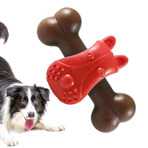 Hujinkan Kauspielzeug für Hunde | Bissfestes und langlebiges Haustierspielzeug für Hunde | Welpenspielzeug zur Zahnreinigung, Hundeknochenspielzeug für große Hunderassen, mittelgroße Hunderassen von Hujinkan