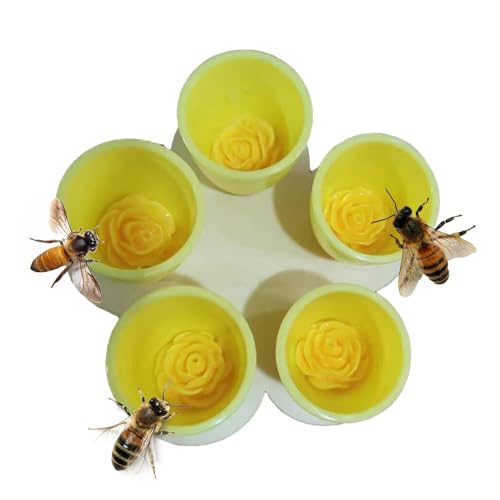 Futterbecher, Bienenbecher Für Den Garten Durstiger, Futterspender Für Durstige Bestäuber, Bienenbecher Für Die Gartendekoration Futterbecher, Bienenbecher Für Den Garten Durstiger, Futterspender Für Durstige Bestäuber, Bienenbecher Für Die Gartendekoration von Humdcdy