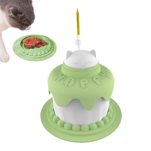 Humdcdy Futternapf für Hunde, Wassernapf für Hunde - Multifunktionaler Wassernapf für Haustiere,Lustige Futternäpfe für Welpen, Katzenfutternäpfe mit Kuchenform-Design für kleine, mittelgroße und von Humdcdy