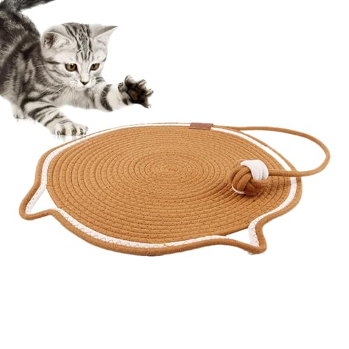 Humdcdy Katzen-Wandkratzer, Kratzpads für Katzen - Runde, horizontale Kratzunterlagen für Katzen mit Hängeohren,Trainingsspielzeug, Möbelschutz, Katzenbett für Couch, Teppiche, Sofas, Katzenzubehör Humdcdy Katzen-Wandkratzer, Kratzpads für Katzen - Runde, horizontale Kratzunterlagen für Katzen mit Hängeohren,Trainingsspielzeug, Möbelschutz, Katzenbett für Couch, Teppiche, Sofas, Katzenzubehör von Humdcdy