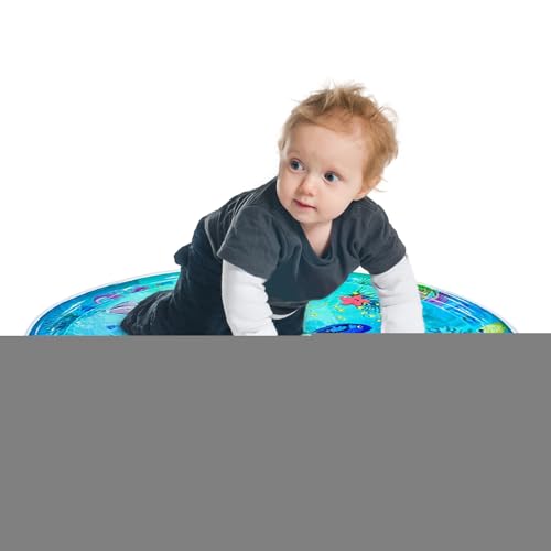 Humdcdy Wasserbett für Katzen, Wasserbett, Spielmatte für Katzen, Kätzchen-Zubehör mit Luftpumpe, interaktives Spielzeug, aufblasbares Haustierzubehör für Sommer, Reisen, Urlaub, drinnen und draußen von Humdcdy