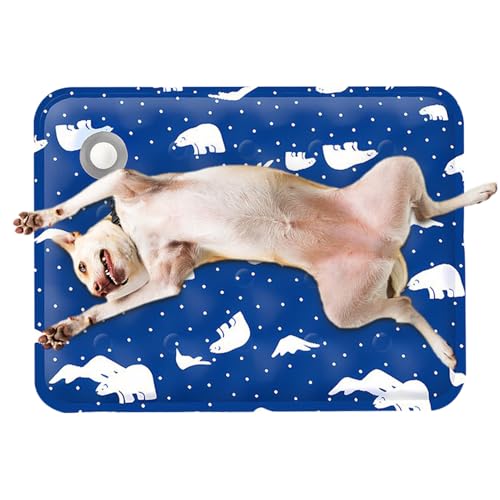 Humkopnl Kühlendes Hundebett, Kühlbox, Eiskissen, Wärmeableitung, Sommer, Welpen, Kätzchen, Entspannungszubehör für Zimmer, Boden, Sofa, Autositz, Zwinger, drinnen und draußen Humkopnl Kühlendes Hundebett, Kühlbox, Eiskissen, Wärmeableitung, Sommer, Welpen, Kätzchen, Entspannungszubehör für Zimmer, Boden, Sofa, Autositz, Zwinger, drinnen und draußen von Humkopnl