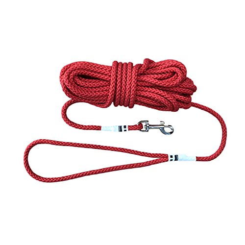 Hummelt Universalleine Schleppleine Leine 6mm 20m rot mit Handschlaufe von Hummelt