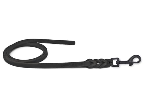 Fettlederleine für Hunde 1m / 1,35m / 2,20m / 3m Bolzenkarabiner schwarz matt, ohne Handschlaufe schwarz 3m x 12mm Fettlederleine für Hunde 1m / 1,35m / 2,20m / 3m Bolzenkarabiner schwarz matt, ohne Handschlaufe schwarz 3m x 12mm von Hund natürlich