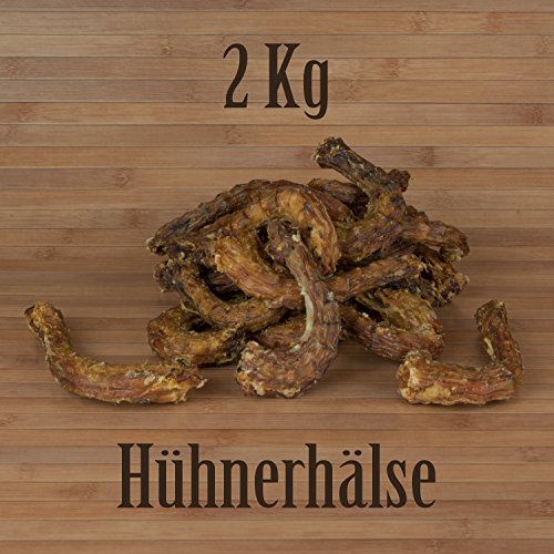 Hunde Design Hähnchenhälse 2 Kg Hühnerhälse wie Hühnerfüsse o. Putenhälse Kausnack von Hunde Design