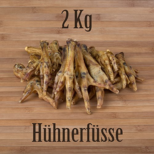 Hunde Design Hühnerfüsse 2Kg Hühnerkrallen Hähnchenfüsse Hühnerständer Kausnack Kauartikel von Hunde Design