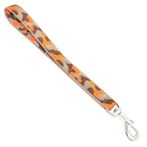 Hunde Design Kurzführer Hellbraun/braun/orange 25mm Hunde Design Kurzführer Hellbraun/braun/orange 25mm von Hunde Design