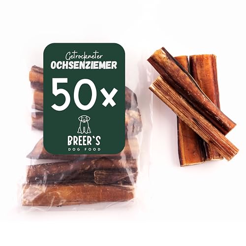 BREERs Getrocknete Ochsenziemer 20 cm für Hunde 50 Stück eigene deutsche Herstellung | Hundeleckerli Kaustange Hundesnack für große, kleine Hunde & Welpen | Kauartikel reinigt und stärkt das Gebiss BREERs Getrocknete Ochsenziemer 20 cm für Hunde 50 Stück eigene deutsche Herstellung | Hundeleckerli Kaustange Hundesnack für große, kleine Hunde & Welpen | Kauartikel reinigt und stärkt das Gebiss von Hunde Helden